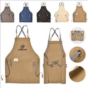 Waterproof Oil-proof 100% Cotton Canvas Cooking Kitchen Aprons